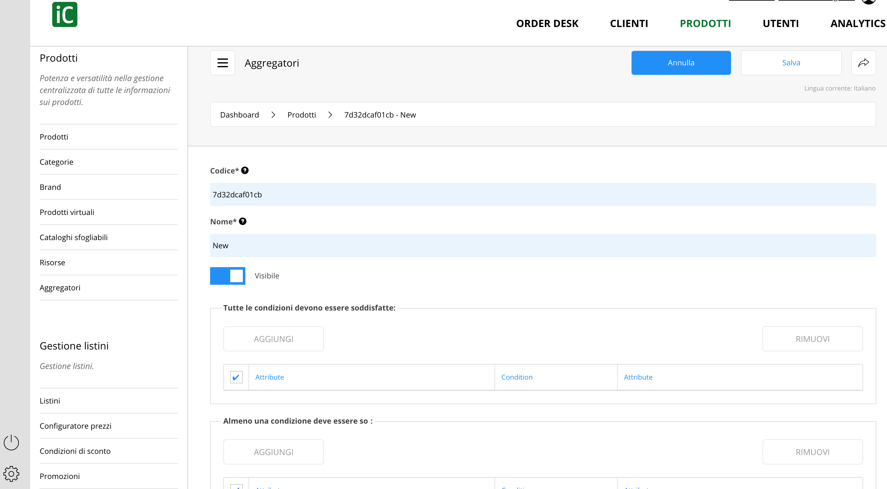 Aggregatori – Unisales Helpdesk